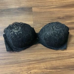Black Lace Victorias Secret Halter Bra 32D